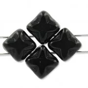 T.C Silky Bead Star 6x6 mm Jet x50