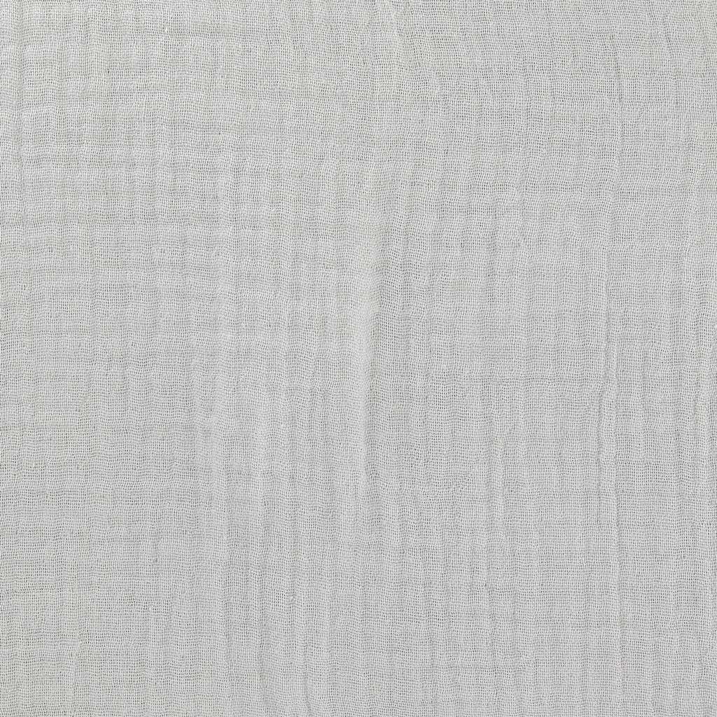 Double gauze cotton Fabric Light Grey x10cm Perles & Co