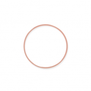Spacer for beadweaving round 30 mm rosegold tone