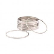 Spacer  for beadweaving round 30 mm rosegold tone