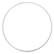 Spacer for beadweaving round 50 mm - Argenté x1