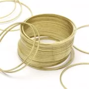 Spacer for beadweaving round 50 mm - Argenté x1