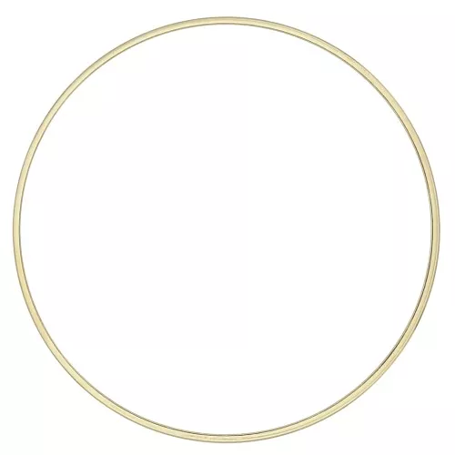 Spacer for beadweaving round 50 mm gold tone