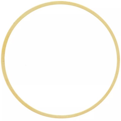 Element for beadweaving round 40 mm gold tone