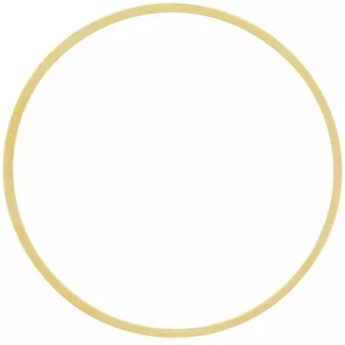 Element for beadweaving round 40 mm gold tone
