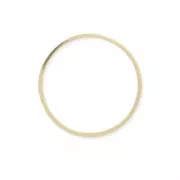 Spacer for beadweaving round 35 mm gold tone