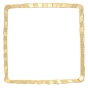 Spacer  for beadweaving square fancy 14 mm doré