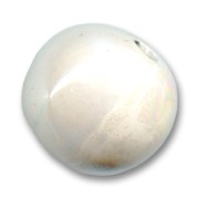 Ceramics bead 20mm Iridescent Ivory|raw }}