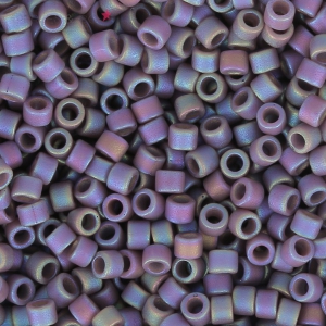 Miyuki Delica 11/0 DB2322 - Opaque Glazed See Lavender Mat AB x8g