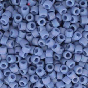 Miyuki Delica 11/0 DB2318 - Opaque Glazed Mermaid Blue Mat AB x8g