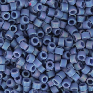 Miyuki Delica 11/0 DB2317 - Opaque Glazed Bayberry Mat AB x8g