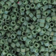 Miyuki Delica 11/0 DB2312 - Opaque Glazed Brasil Green Mat AB x8g|raw }}