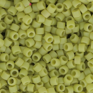 Miyuki Delica 11/0 DB2290 - Opaque Glazed Spring Green Mat x8g