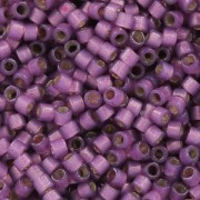 Miyuki Delica Duracoat 11/0 DB2182 - Alabaster Silver Line Dyed Lilac x8g