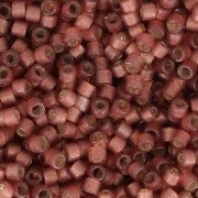 Miyuki Delica Duracoat 11/0 DB2179 - Alabaster Silverline Dyed Magenta x8g|raw }}