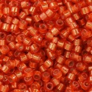 Miyuki Delica Duracoat 11/0 DB2158- Silver Lined Dyed Clementine x8g