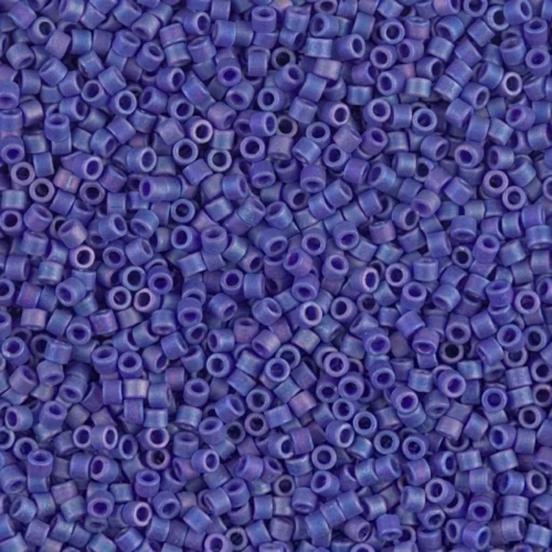 Miyuki Delica 11/0 DB0880 - Mat Opaque Cobalt AB x8g