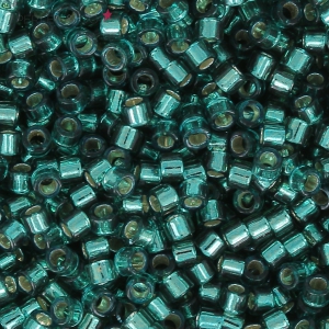 Miyuki Delica 11/0 DB0607 - Dyed Silver Lined Teal x8g