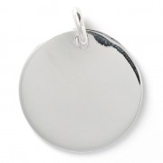 Sterling silver charm to engrave 25 mm x1|raw }}