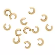 Gold Filled crimp covers 3mm x50