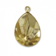 Stick-on setting PureCrystal 4320 14x10 mm 1 loop bronze tone|raw }}