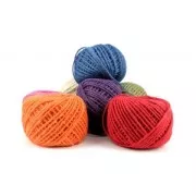 Braided jute cord 2mm Pink x40m