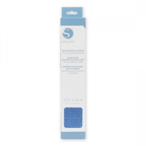 Hotfix textile transfer material for Silhouette 30.5x91.4 cm sparkle Blue