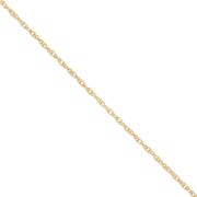 Twisted Cable chain chain 1,6 mm Gold filled x 50cm