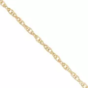 Twisted Cable chain chain 1,6 mm Gold filled x 50cm