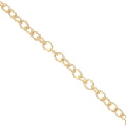 Cable chain chain 1.3mm Gold filled x 50cm