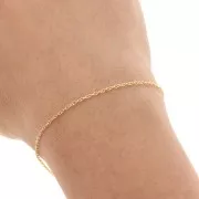 Cable chain chain 1.3mm Gold filled x 50cm