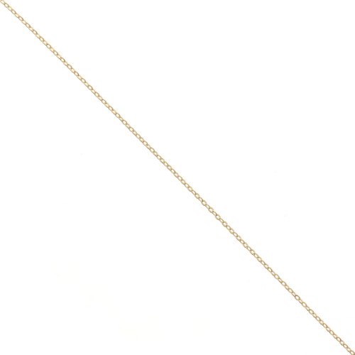 Cable chain miror chain 1 mm Gold filled x 1 m