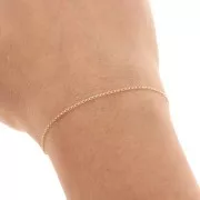 Rombo chain 1.1mm Gold filled x 1 m