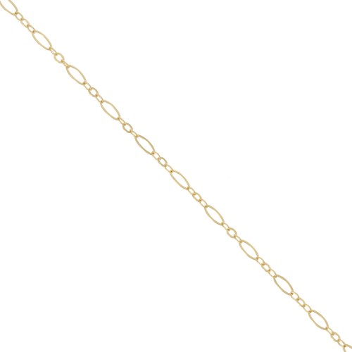 alternate chain (1x3) 2,4 mm Gold filled x 1 m
