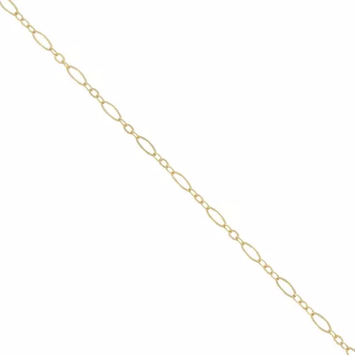 alternate chain (1x3) 2,4 mm Gold filled x 1 m