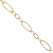 alternate chain (1x3) 2,4 mm Gold filled x 1 m