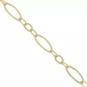 alternate chain (1x3) 2,4 mm Gold filled x 1 m