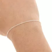 Cable chain chain 1,3 mm 925 Sterling Silver x 1 m