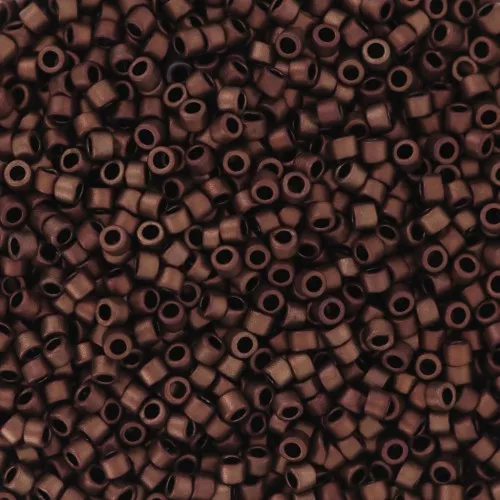 Miyuki Delica 11/0 DB1051 - Mattete Metallic Bronze Gold Iris
