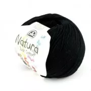 DMC Natura Just Cotton - Cotton ball Black (n°11) x 155m