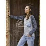 DMC Natura Denim Just Cotton Medium - Cotton ball Indigo (N°07) x75m