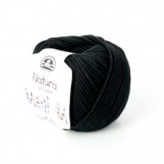 DMC Natura Denim Just Cotton Medium - Cotton ball Noir (n°02) x75m
