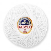 Cotton crochet thread Babylo 10 DMC off-white x 530 m|raw }}