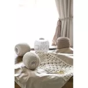 Cotton crochet thread Babylo 10 DMC off-white x 530 m