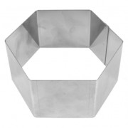 Big tin cutter for modelling 75x40 mm Hexagon|raw }}