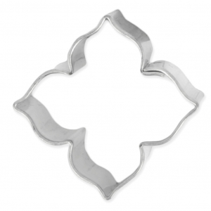 Mini tinplate cutter for modelling 22x25 mm Lys à 4 petals