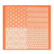 Silk Screen for polymer clay 115x120 mm - Tribal