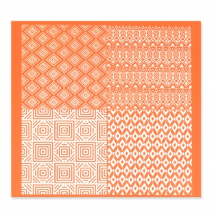 Silk Screen for polymer clay 115x120 mm - Tribal