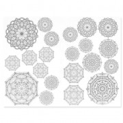 Color Me Magic Transfer : Lotus Mandalas|raw }}