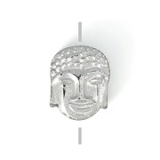 8.5x7x4mm Synthetic Hematite bead Head of Buddha - Labrador x1|raw }}